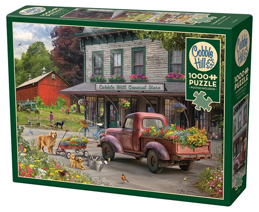 Puzzle Cobble Hill din 1000 de piese - Magazinul din sat