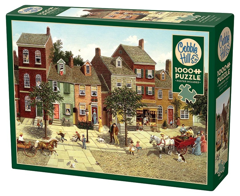 Puzzle Cobble Hill din 1000 de piese - În piață