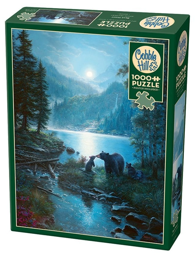 Puzzle Cobble Hill cu 1000 de piese - Noaptea urșilor