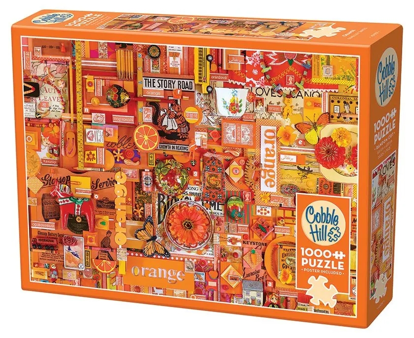 Puzzle Cobble Hill din 1000 piese - Portocale