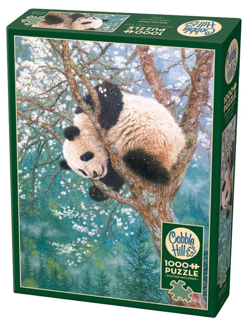Puzzle Cobble Hill din 1000 de piese - Panda