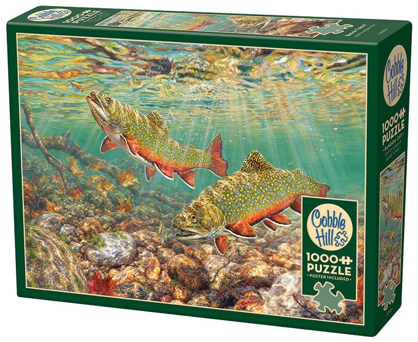Puzzle Cobble Hill din 1000 de piese - Păstrăvi