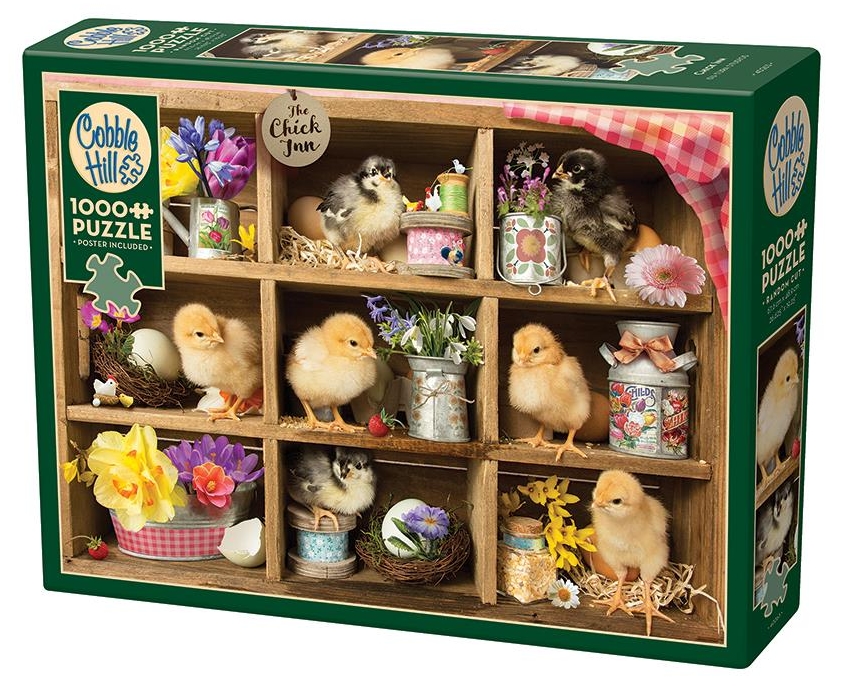 Puzzle Cobble Hill din 1000 de piese - Puișori
