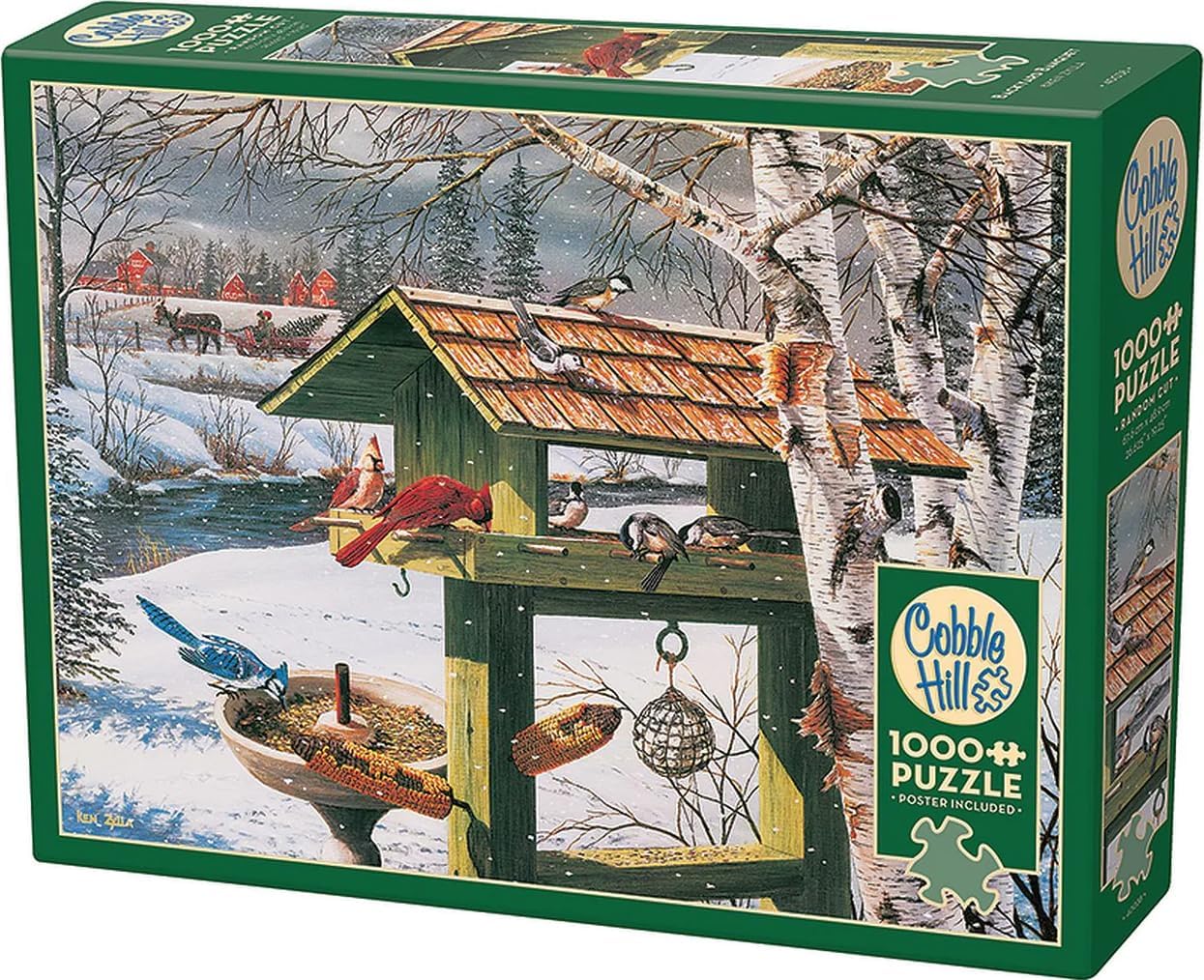 Puzzle Cobble Hill din 1000 de piese - Festin în curtea din spate