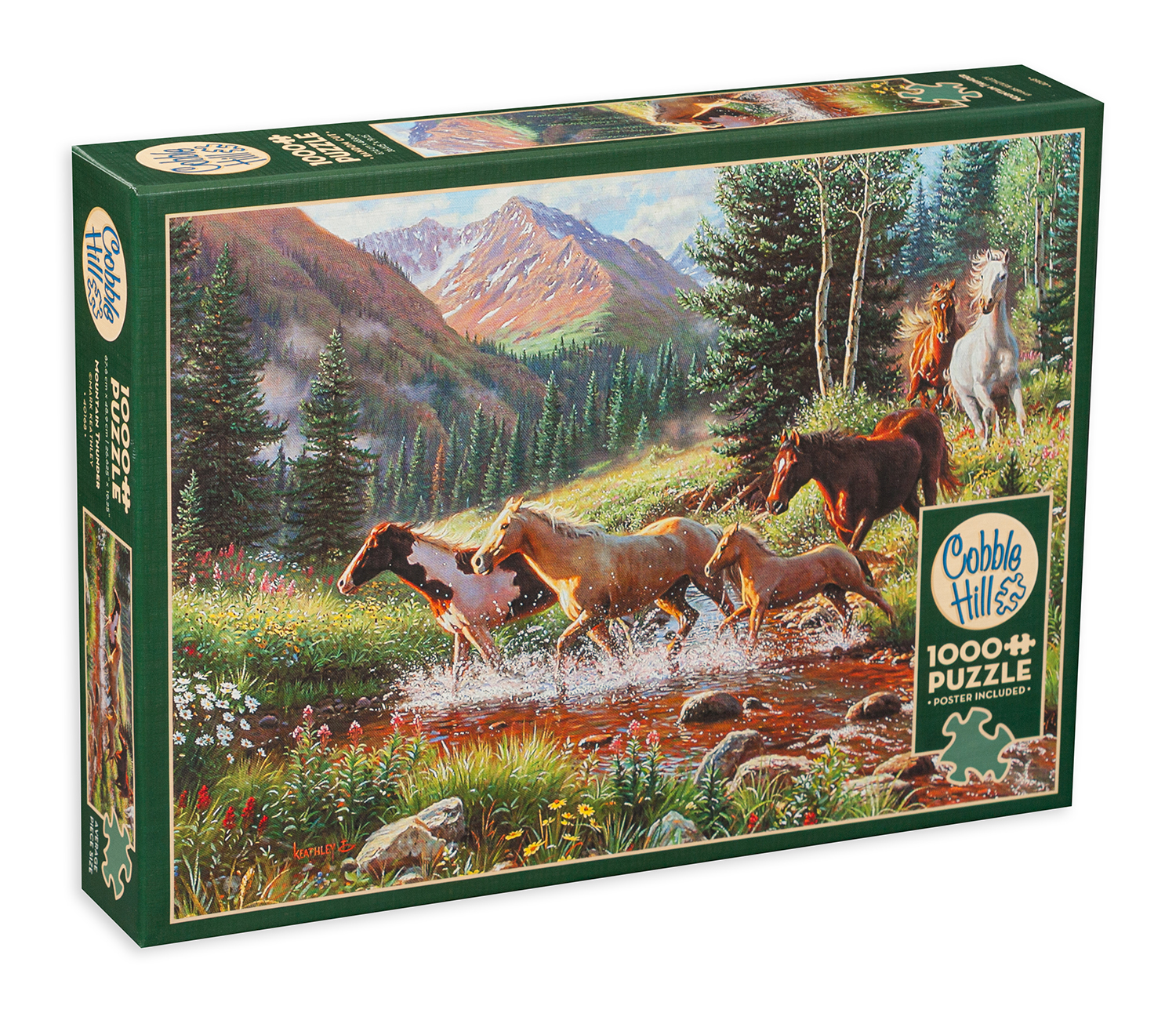 Puzzle Cobble Hill din 1000 de piese - Tunetul de munte, Mark Keathley