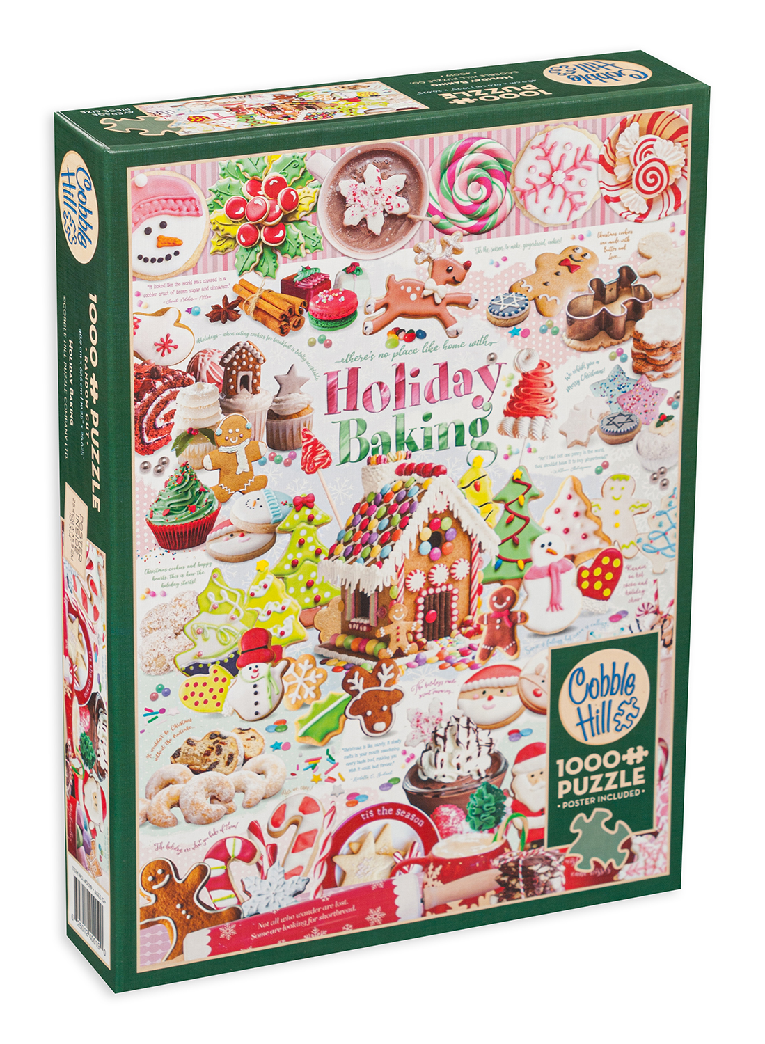 Puzzle Cobble Hill din 1000 de piese - Produse de patiserie festive
