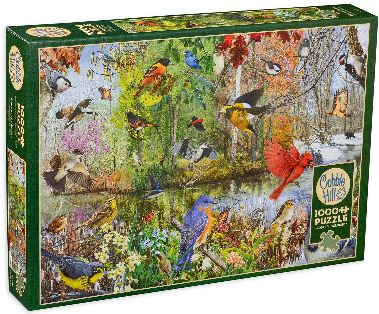 Puzzle Cobble Hill din 1000 de piese - Padure de poveste