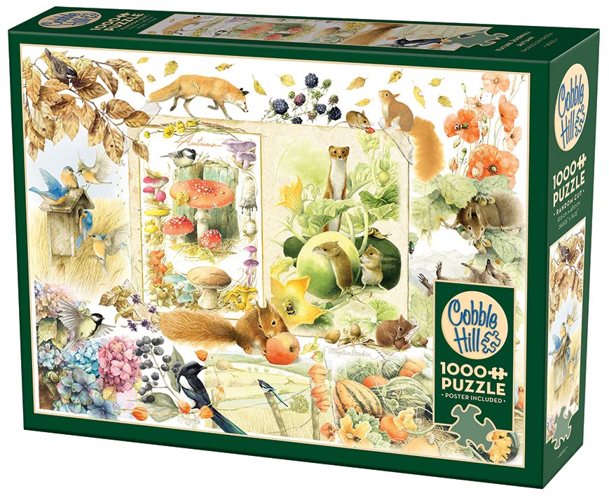 Puzzle Cobble Hill din 1000 de piese - Jurnal natural: Toamna
