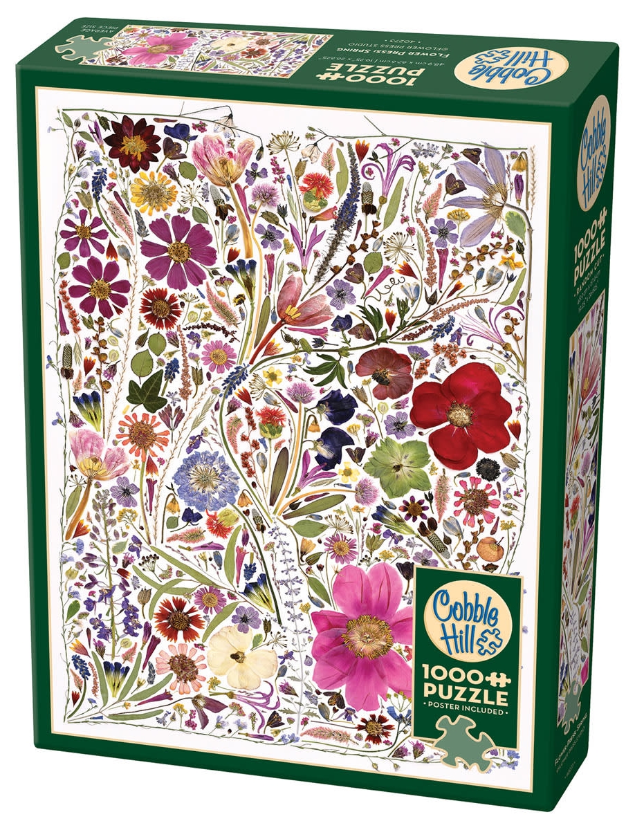 Puzzle Cobble Hill din 1000 de piese - Herbariu de primăvară