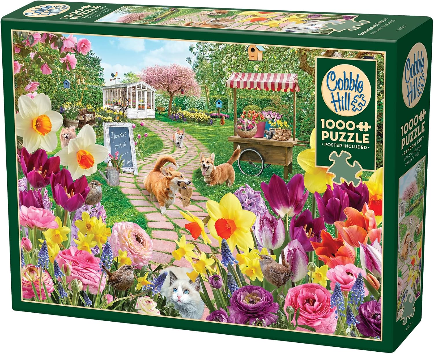 Puzzle Cobble Hill din 1000 piese -Jocurile de primăvară