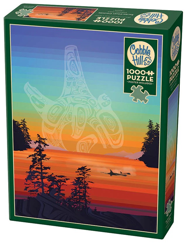 Puzzle Cobble Hill din 1000 de piese - Culorile coastei Salish