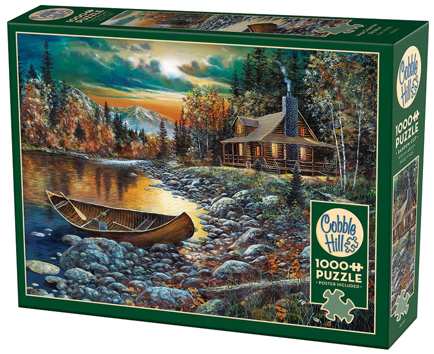 Puzzle Cobble Hill din 1000 piese - Refugiu montan