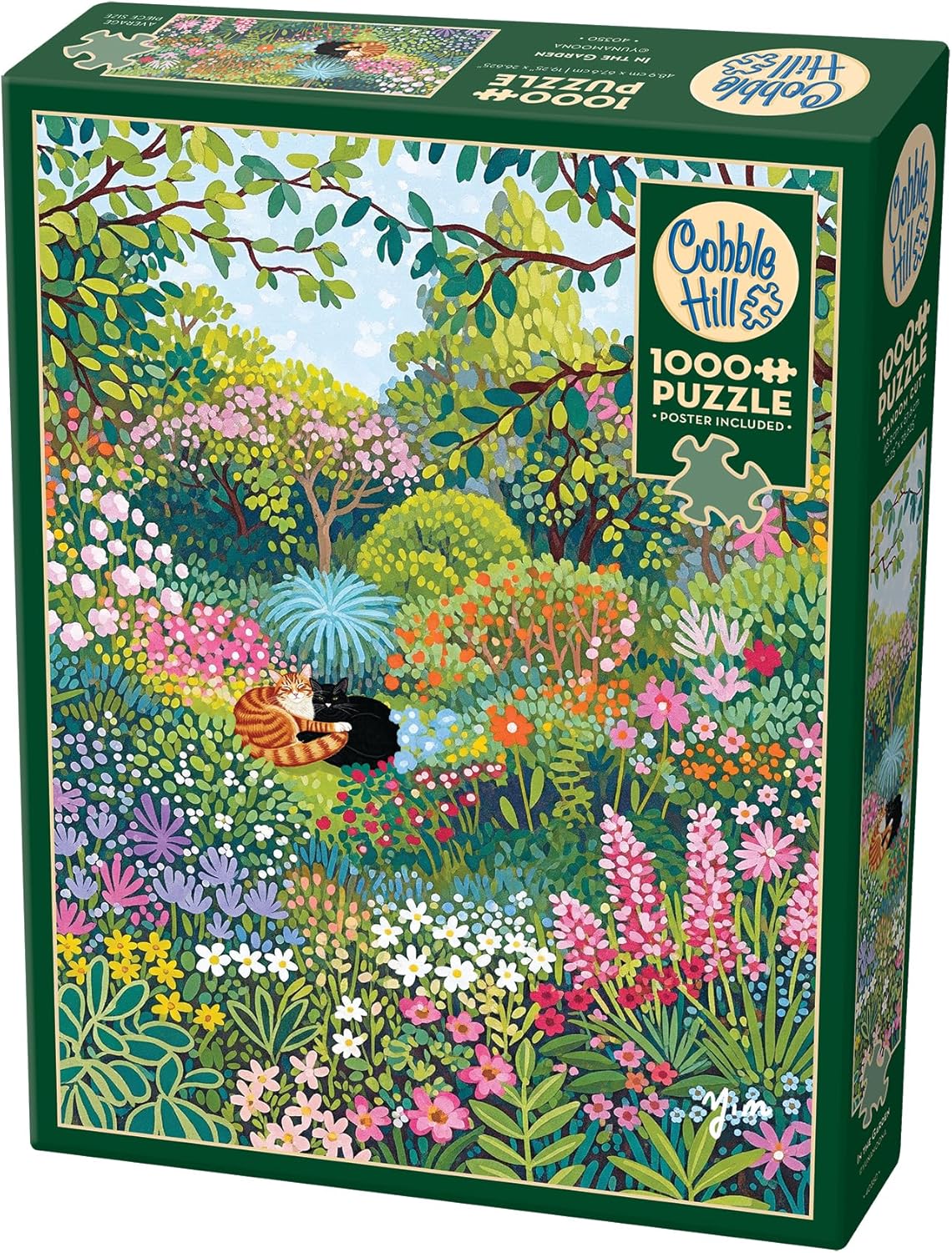 Puzzle Cobble Hill din 1000 piese - În grădină