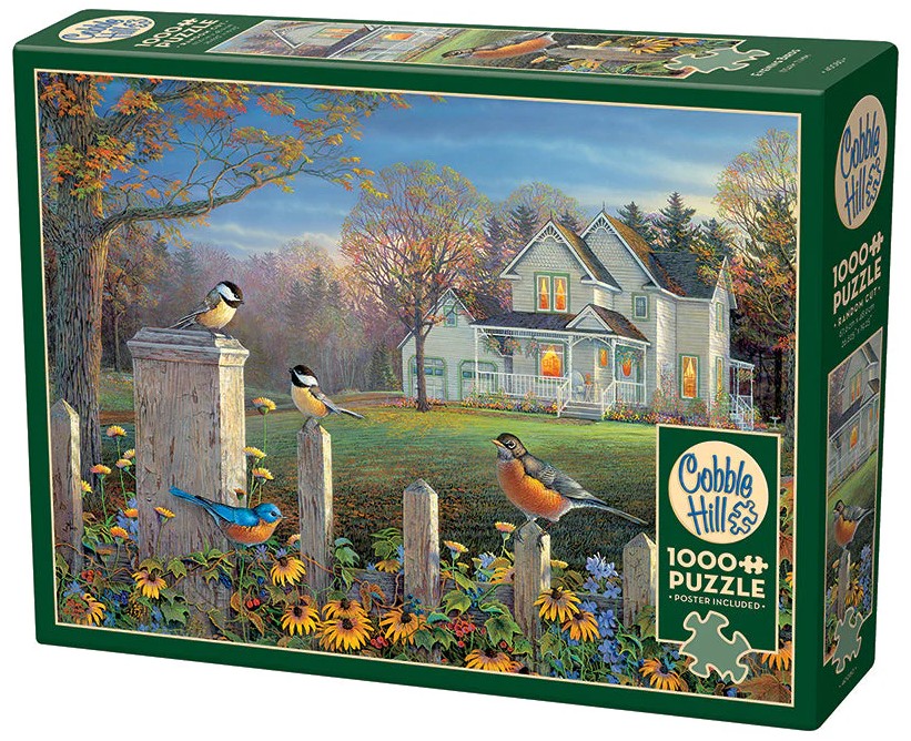 Puzzle Cobble Hill din 1000 de piese - Păsări de seară