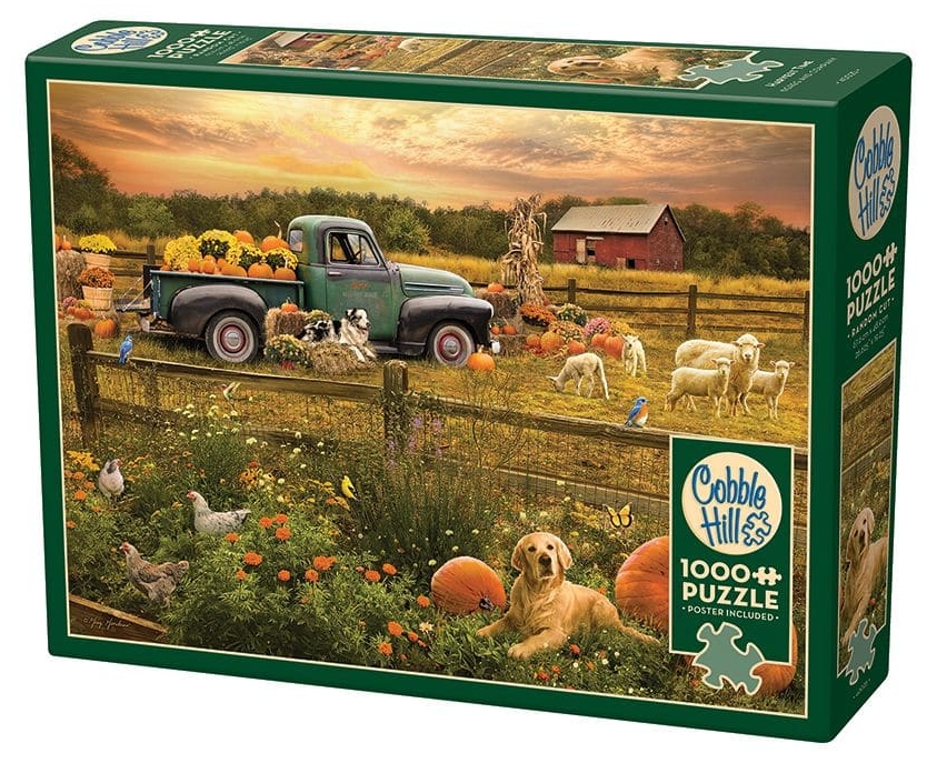 Puzzle Cobble Hill din 1000 piese - Timpul recoltei