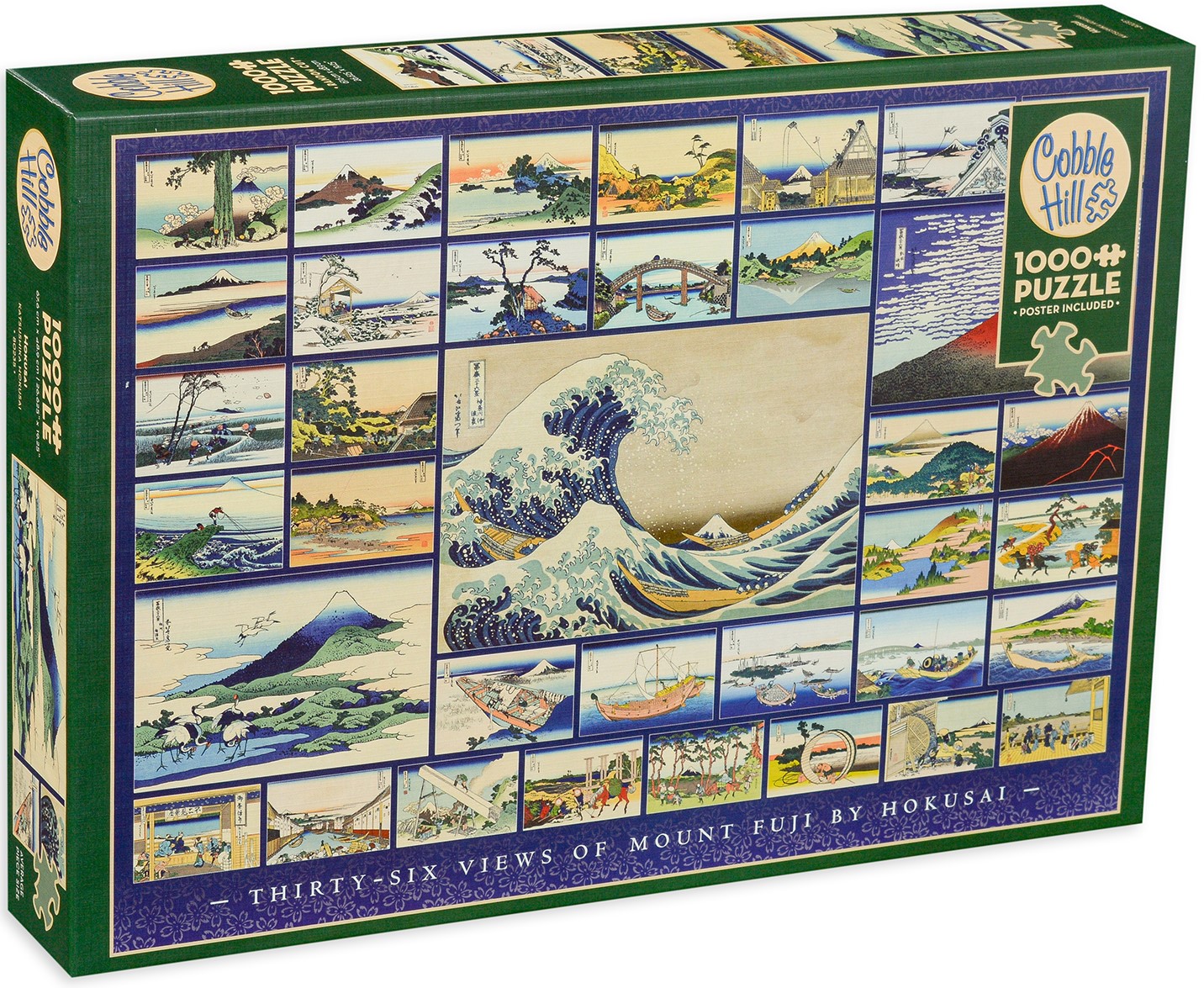 Puzzle Cobble Hill din 1000 de piese - Arta japoneza