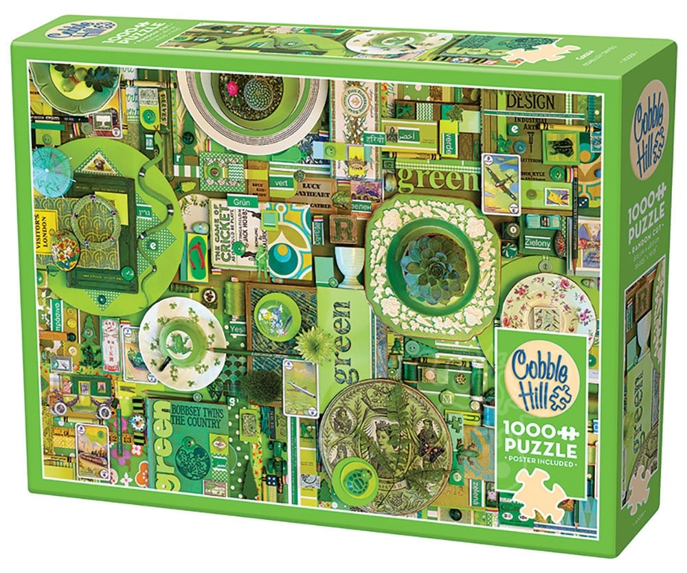 Puzzle Cobble Hill din 1000 piese - Verde