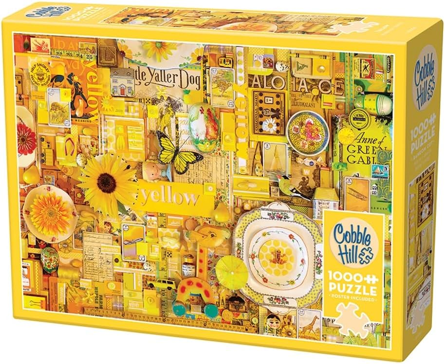 Puzzle Cobble Hill din 1000 piese - Galben