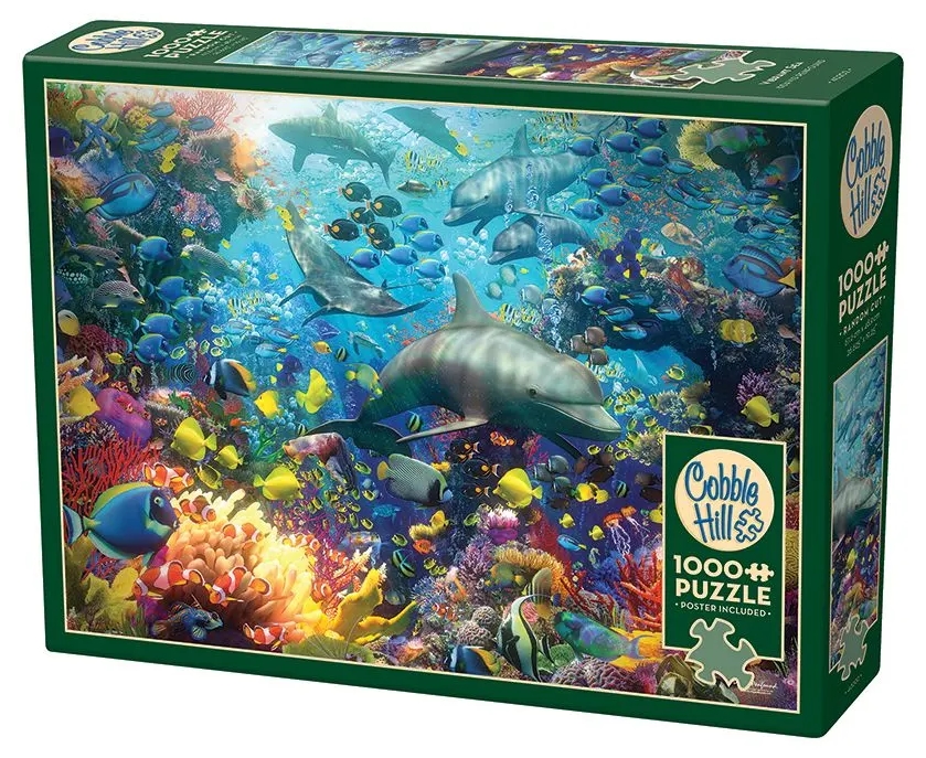 Puzzle Cobble Hill din 1000 de piese - Viața în mare