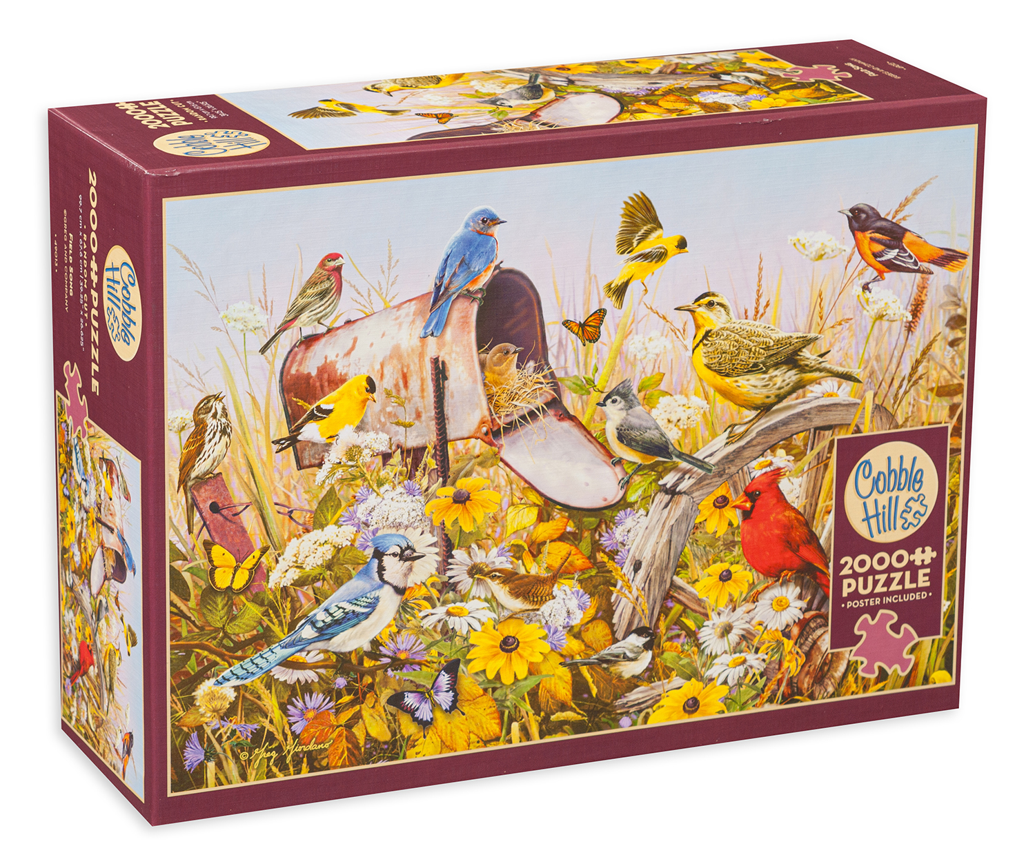 Puzzle Cobble Hill din 2000 de piese - Cântecul câmpului