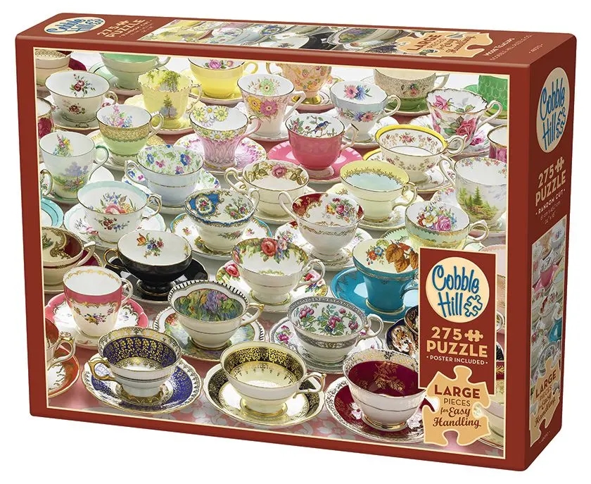 Puzzle Cobble Hill din 275 piese - Cești de ceai