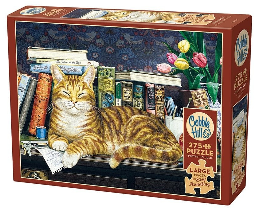 Puzzle Cobble Hill din 275 piese - Idila pisicească