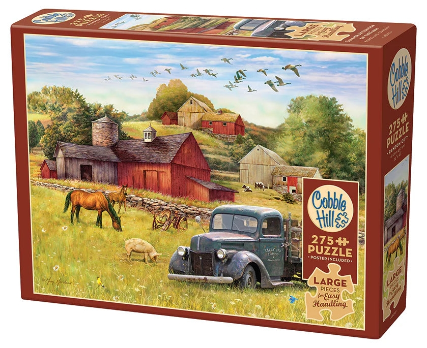 Puzzle Cobble Hill din 275 piese - După-amiază de vară la fermă