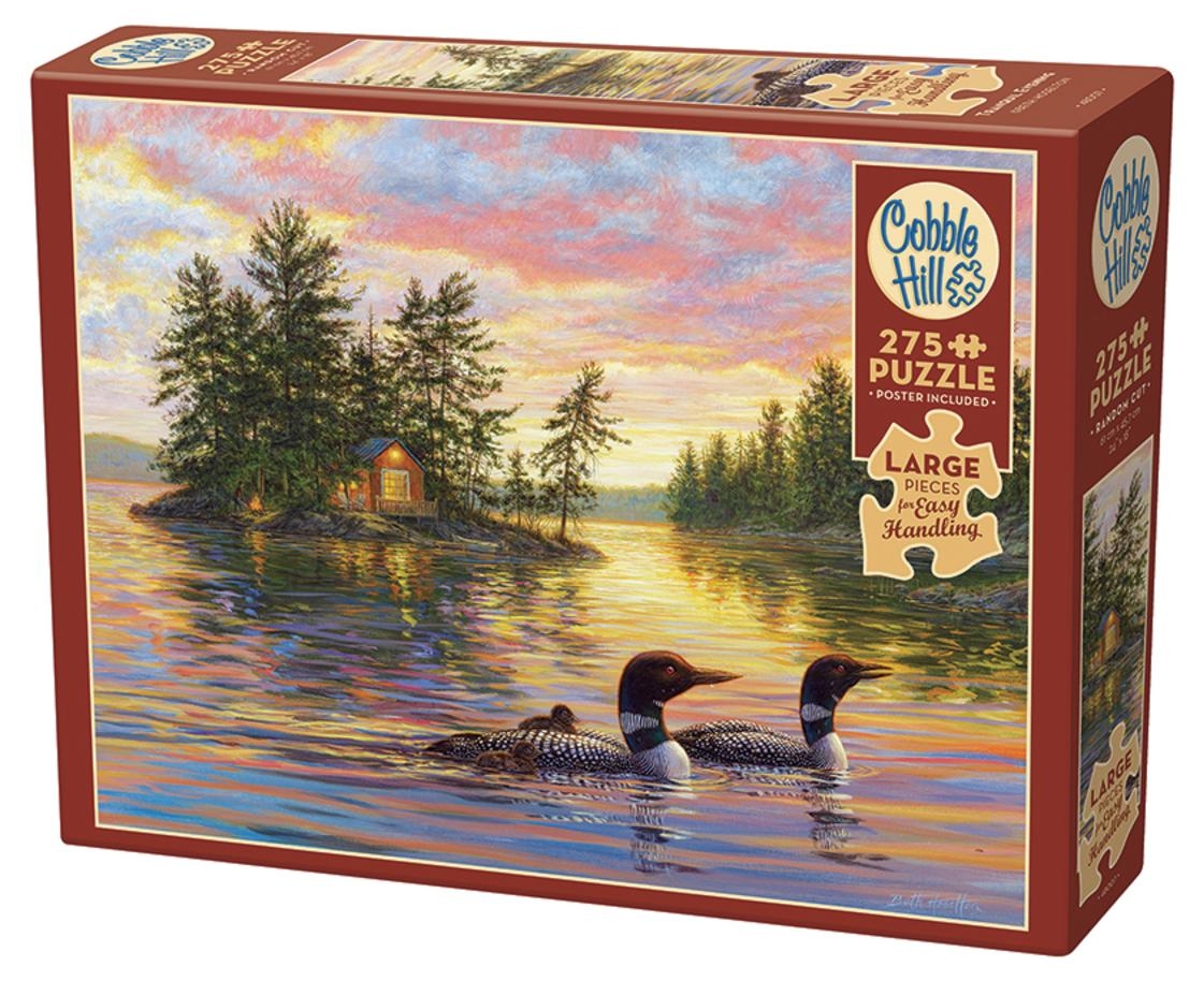 Puzzle Cobble Hill din 275 piese - seară frumoasă.