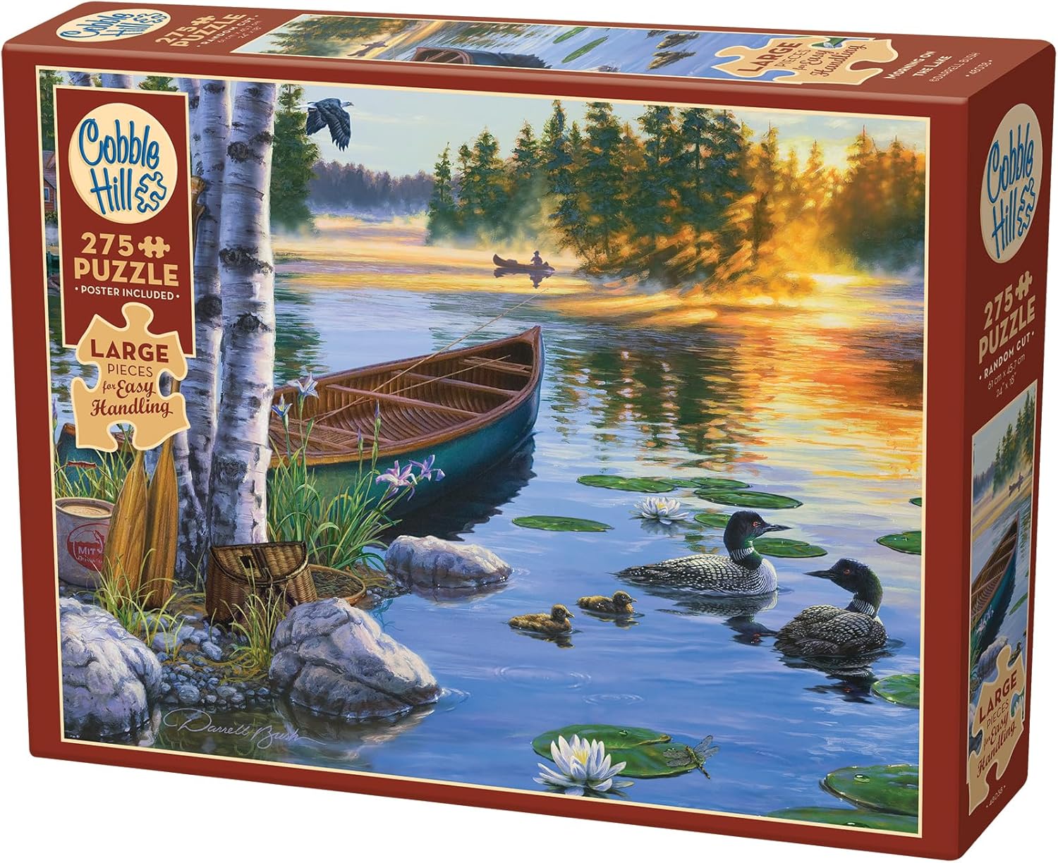 Puzzle Cobble Hill din 275 piese - Dimineața pe lac