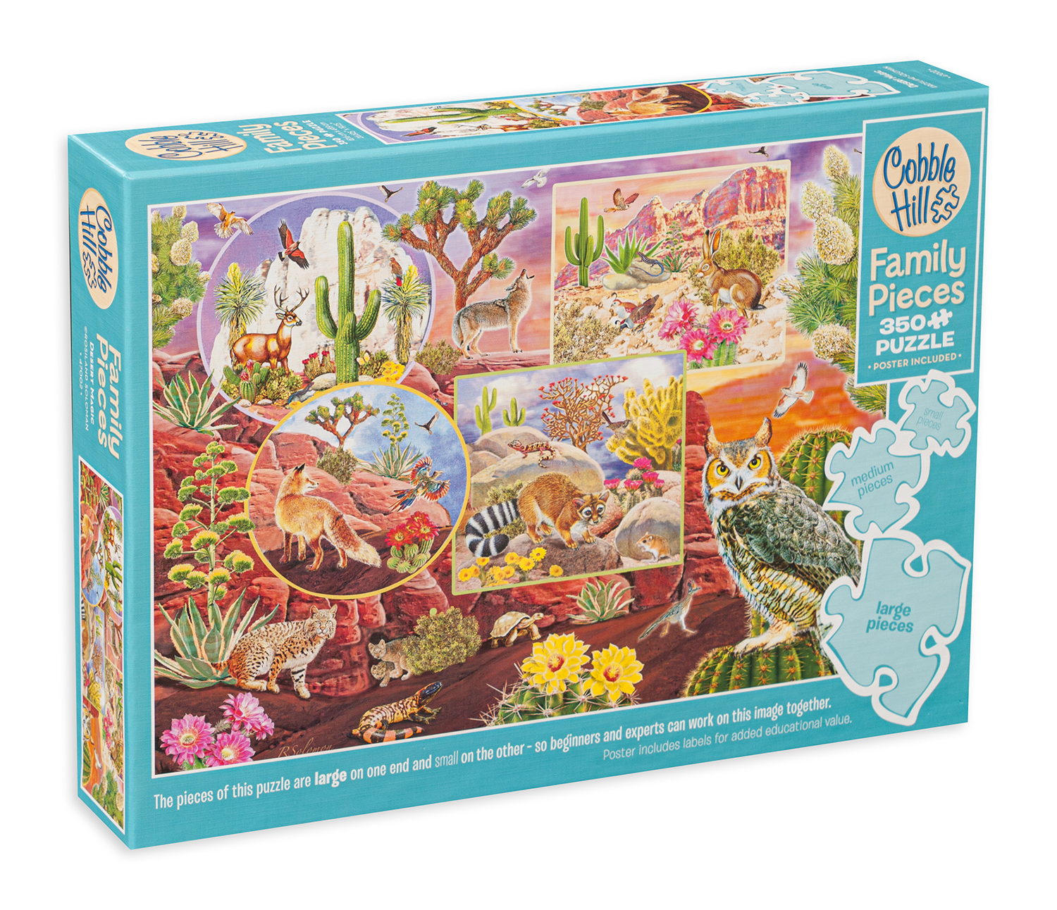 Puzzle Cobble Hill din 350 XXL de piese - Magia deșertului