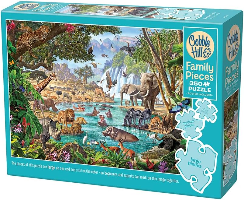 Puzzle Cobble Hill din 350 XXL piese - Râul Vieții
