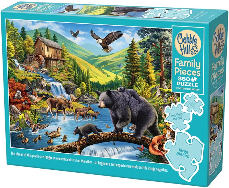 Puzzle Cobble Hill din 350 XXL piese - Afacere de familie