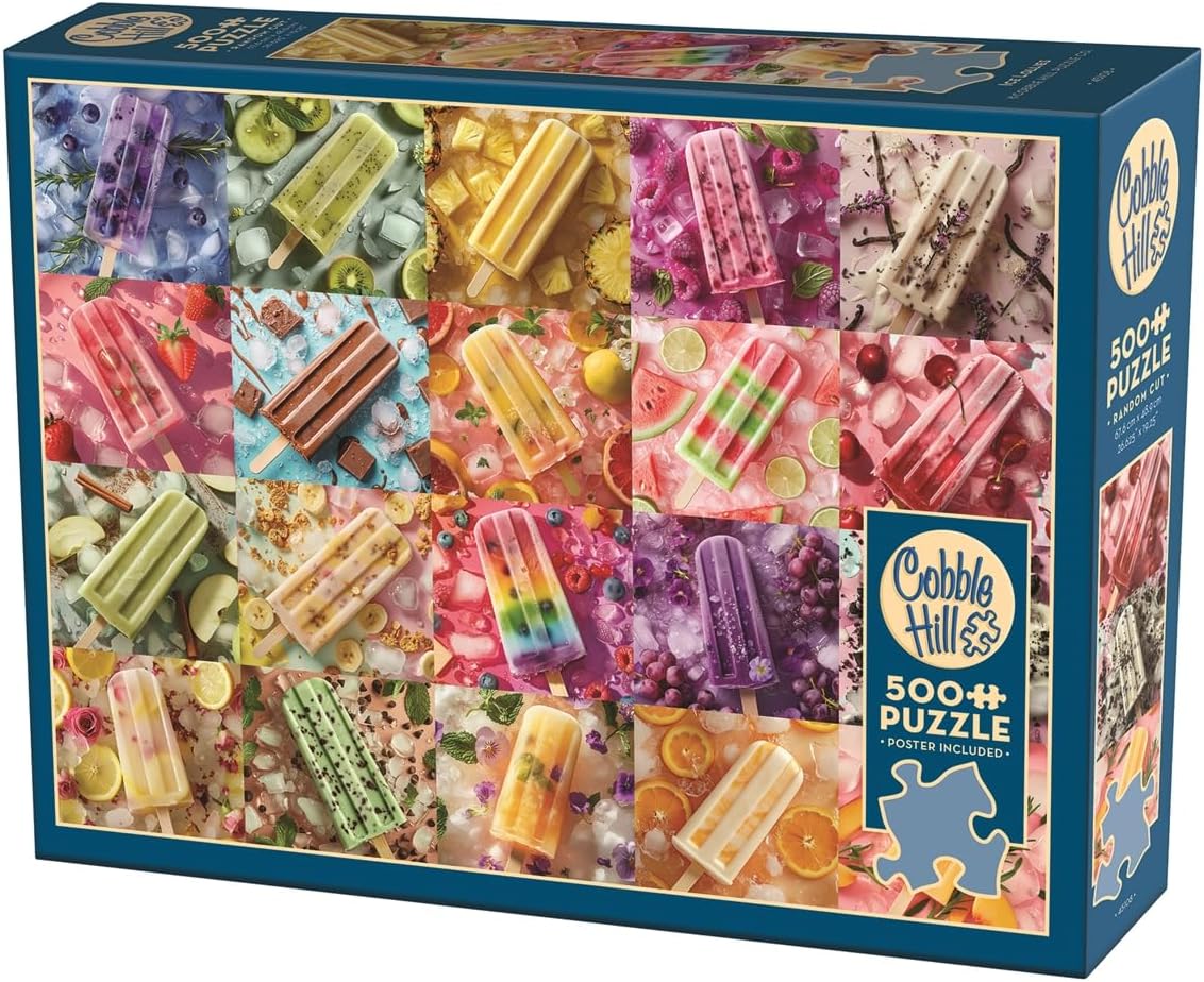 Puzzle Cobble Hill din 500 de piese - Acadele de gheață