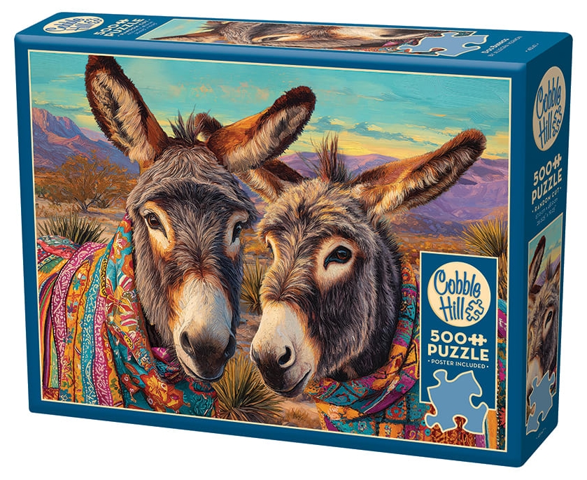 Puzzle Cobble Hill din 500 de piese - Prieteni nedespărțiți