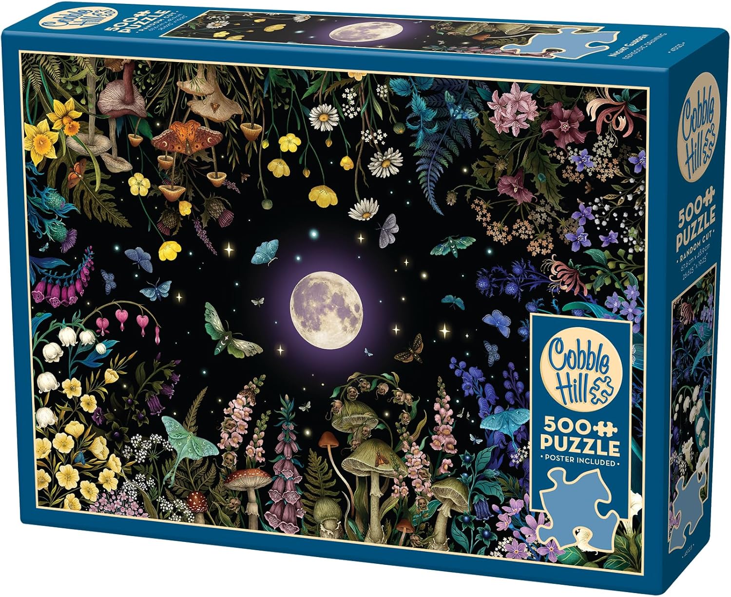 Puzzle Cobble Hill din 500 de piese - Grădina de noapte