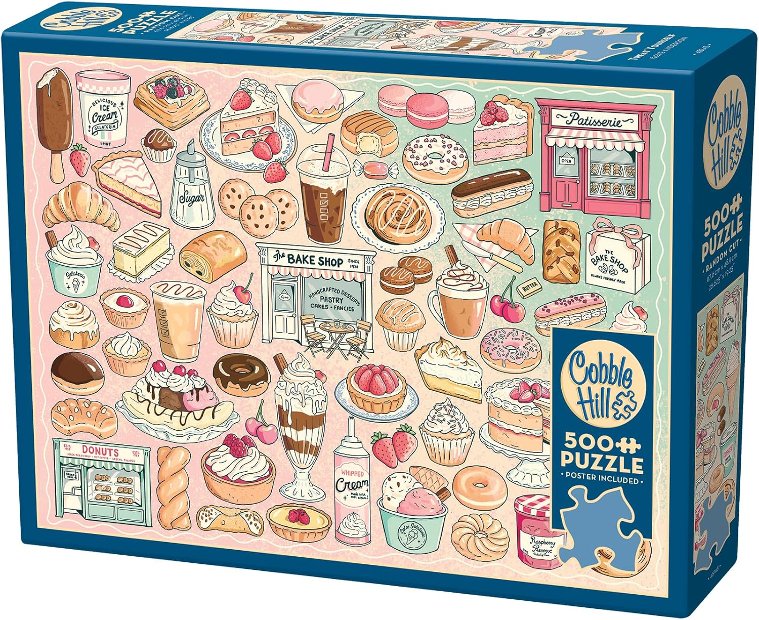 Puzzle Cobble Hill din 500 de piese - Răsfață-te
