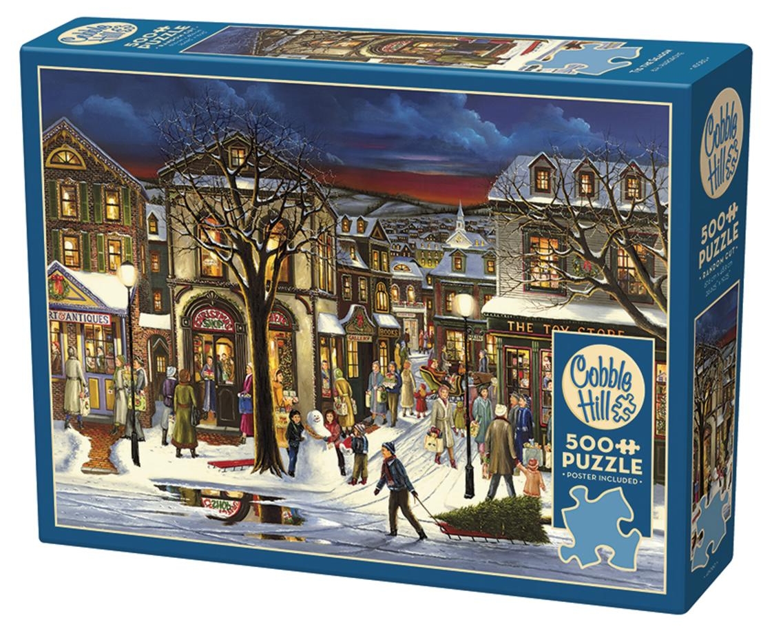 Puzzle Cobble Hill din 500 de piese - Sezon festiv