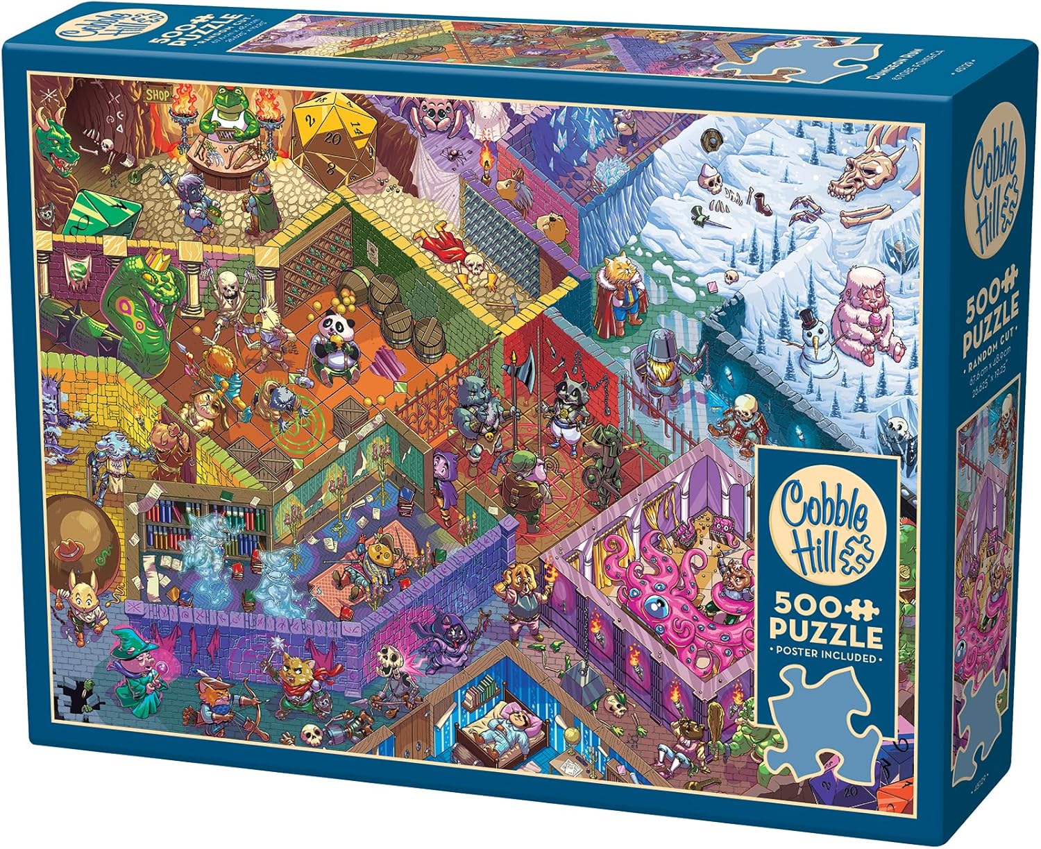 Puzzle Cobble Hill din 500 de piese - Aventură în subteran