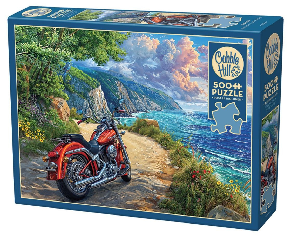 Puzzle Cobble Hill din 500 de piese - Răcoare lângă drumul de coastă