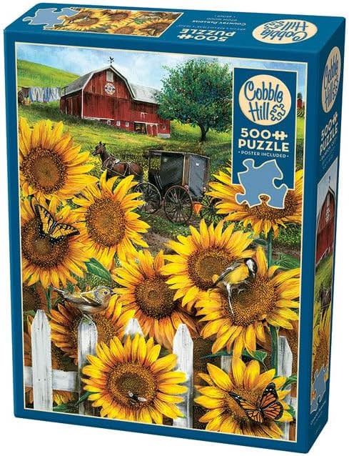Puzzle Cobble Hill din 500 de piese - Raiul din provincie