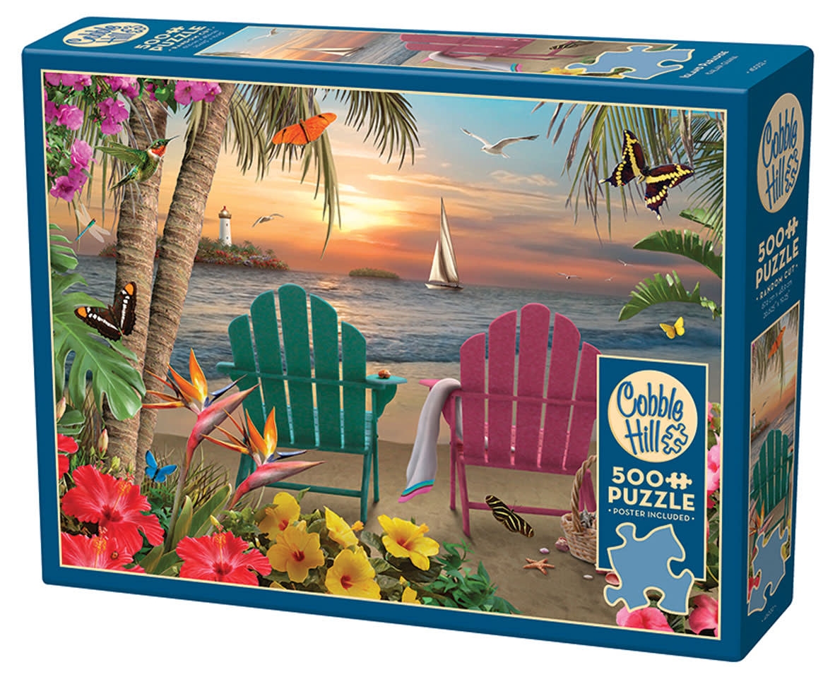 Puzzle Cobble Hill din 500 de piese - Insula Paradisului