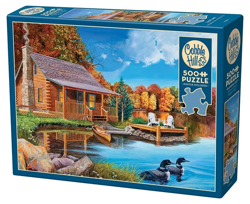 Puzzle Cobble Hill din 500 de piese - Liniște la lac