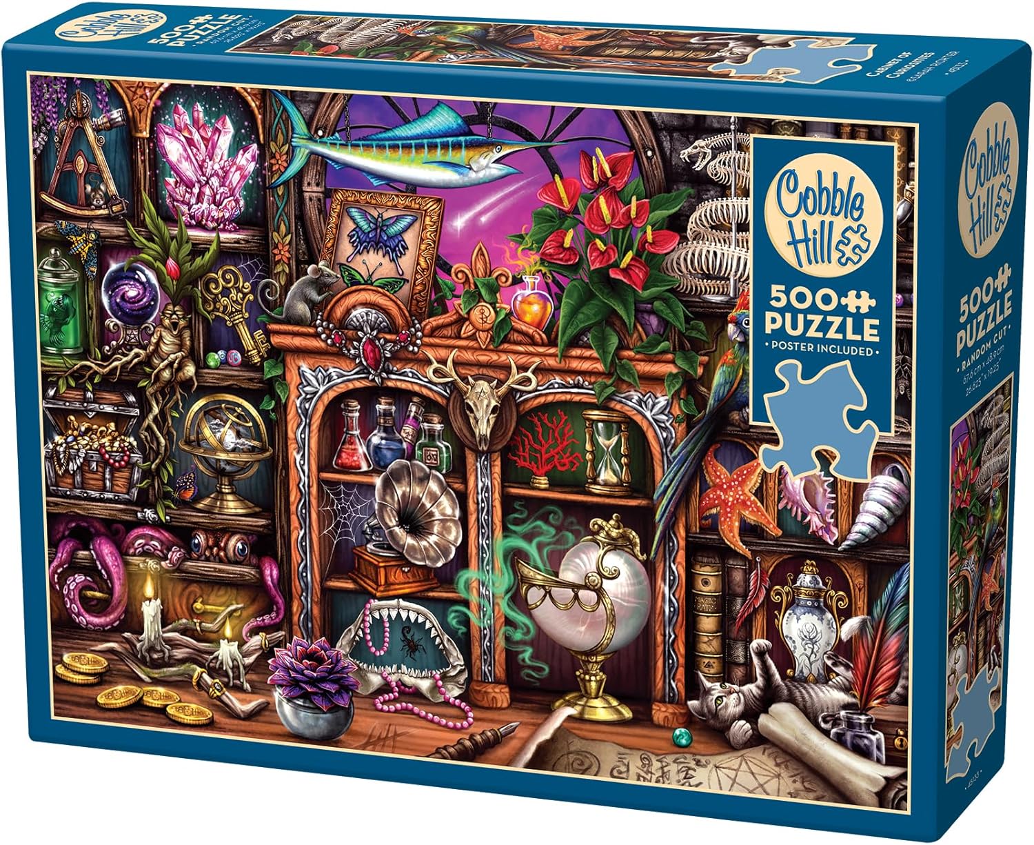 Puzzle Cobble Hill din 500 de piese - Camera misterelor