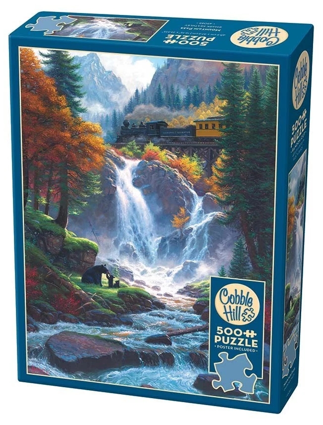 Puzzle Cobble Hill din 500 de piese - Trecătoare montană pitorească