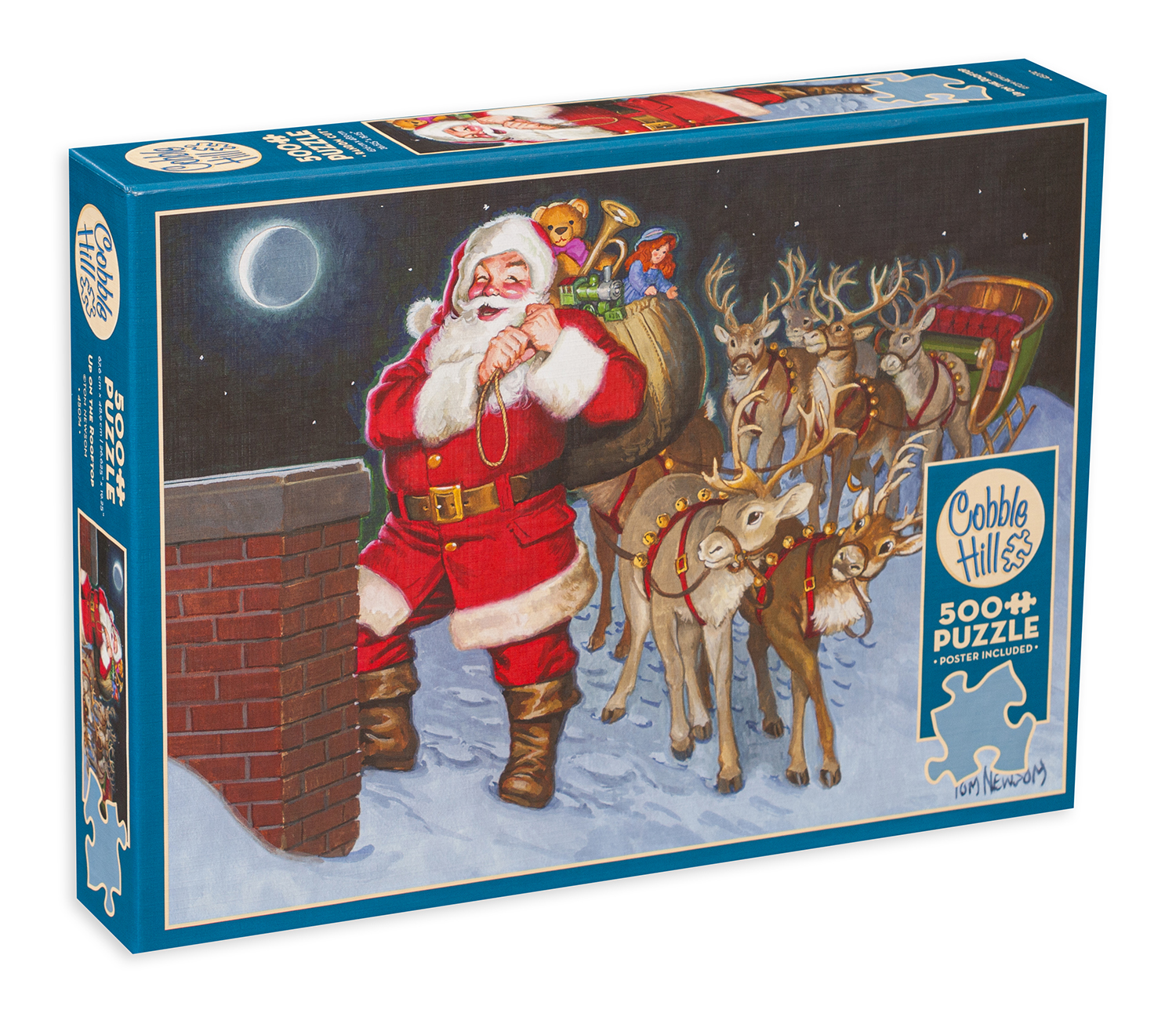 Puzzle Cobble Hill din 500 XXL de piese - Pe acoperiș