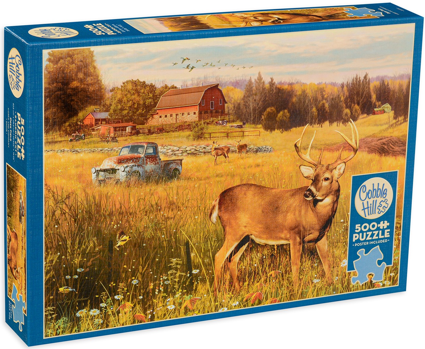Puzzle Cobble Hill din 500 XXL de piese - Pe camp