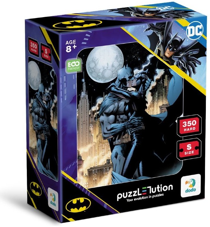 Puzzle DoDo din  350 piese - Batman și Femeia-Pisică