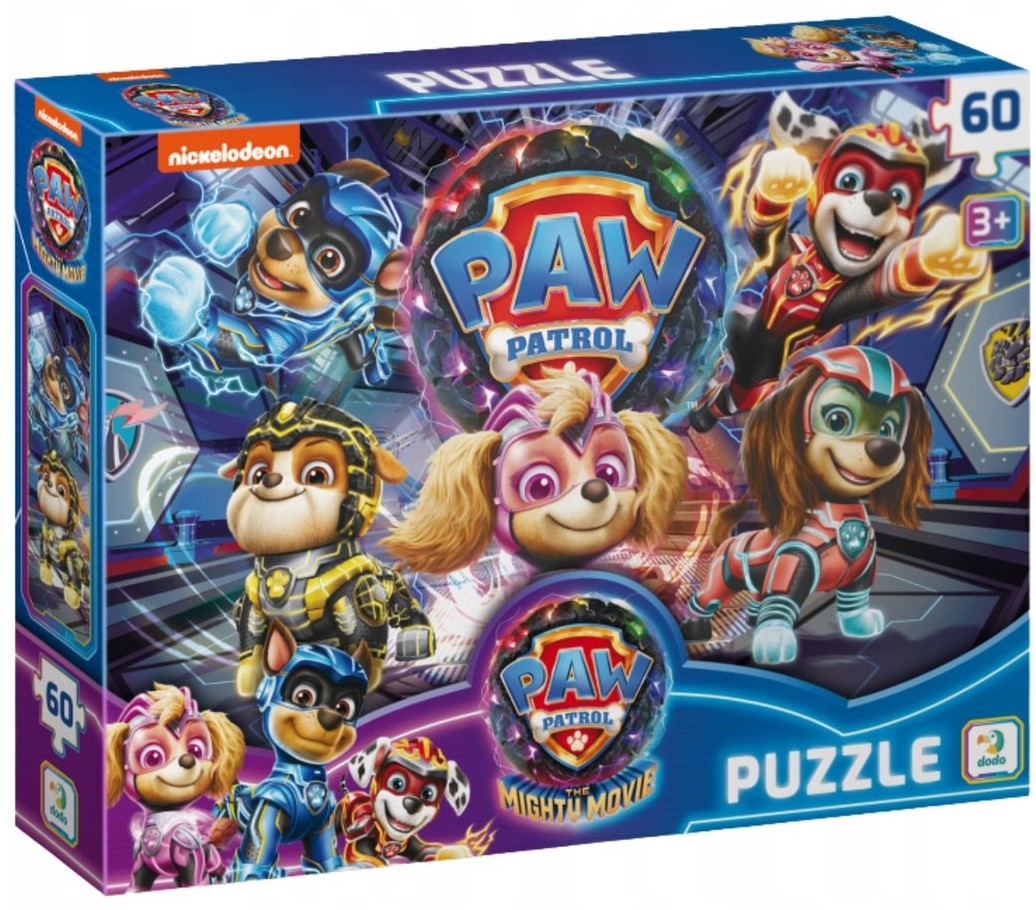 Puzzle DoDo din  60 piese - Patrula Cățelușilor în Operațiunea: Meteor