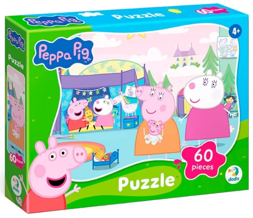 Puzzle DoDo din  60 piese - Purcelușa Peppa