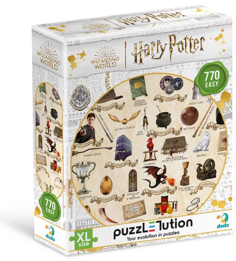 Puzzle DoDo din  770 piese - Manualul vrăjitorului